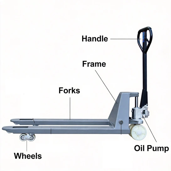 Transpaleta manual hidr&aacute;ulica
